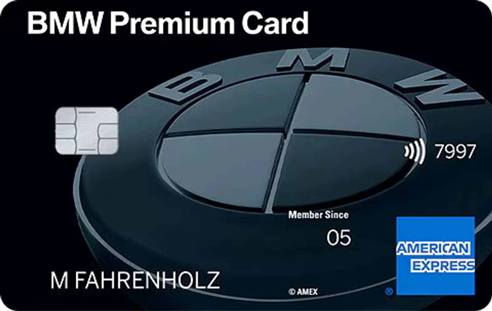 American Express BMW Premium Card Carbon Kreditkarte