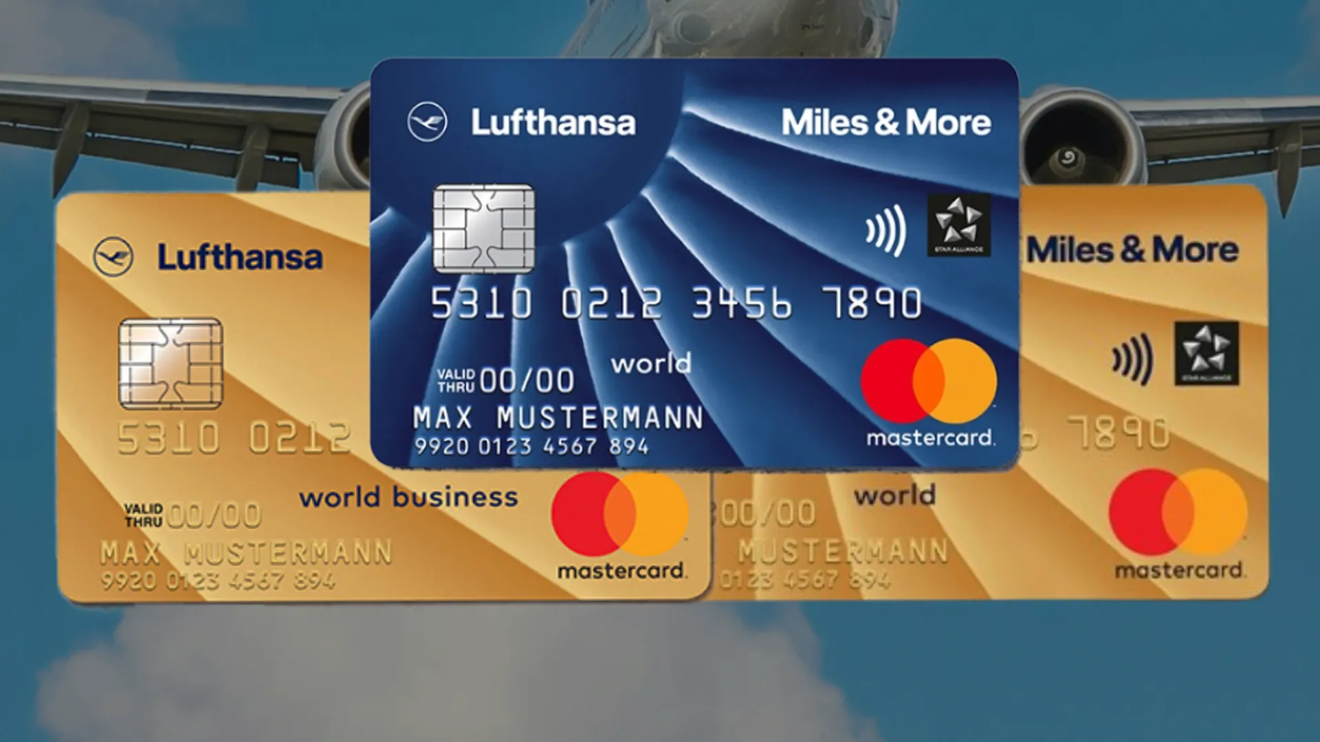 Miles and More Kreditkarten Gold vs. Blue vs. Business: Typen im Vergleich