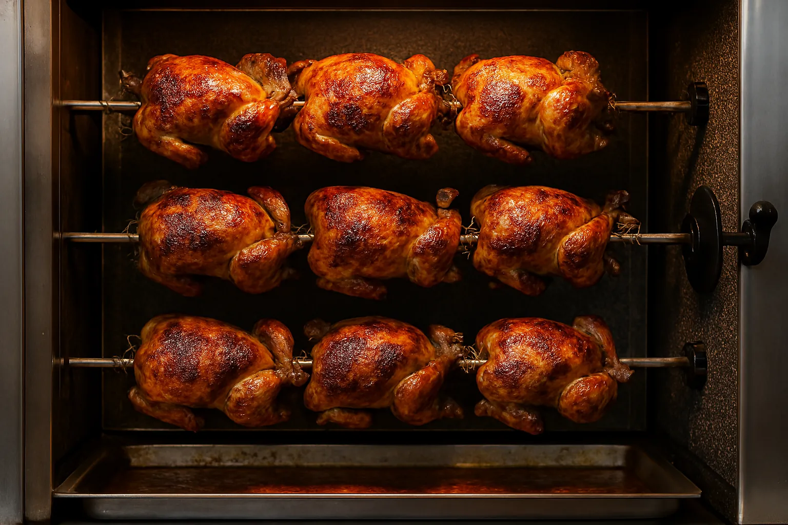 Illustration für Was ist eine Rotisserie? Die Kunst des perfekten Drehspießgrillens